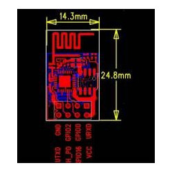 Kleine wifi module tbv Arduino, Raspberry Pi & domotica projecten.